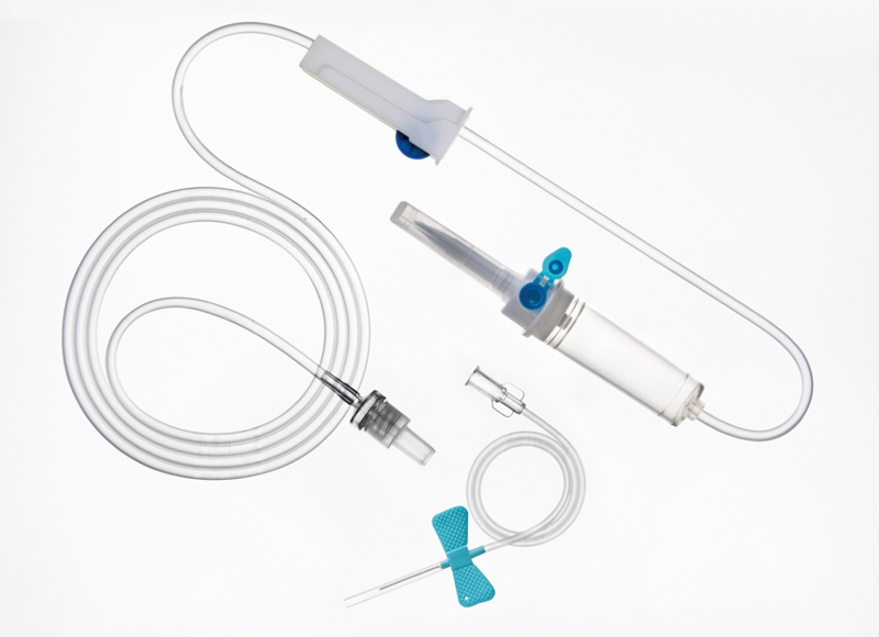 Infusion sets for single use / With scalp vein needle
