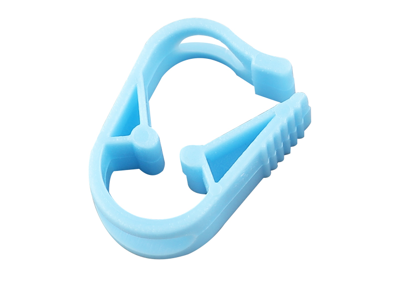 Blue Disposable Medical Plastic Hose Clip Robert Clamp