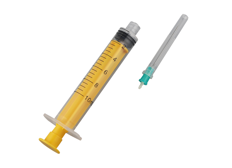Disposable 10ml AD self-destruction syringe with needle