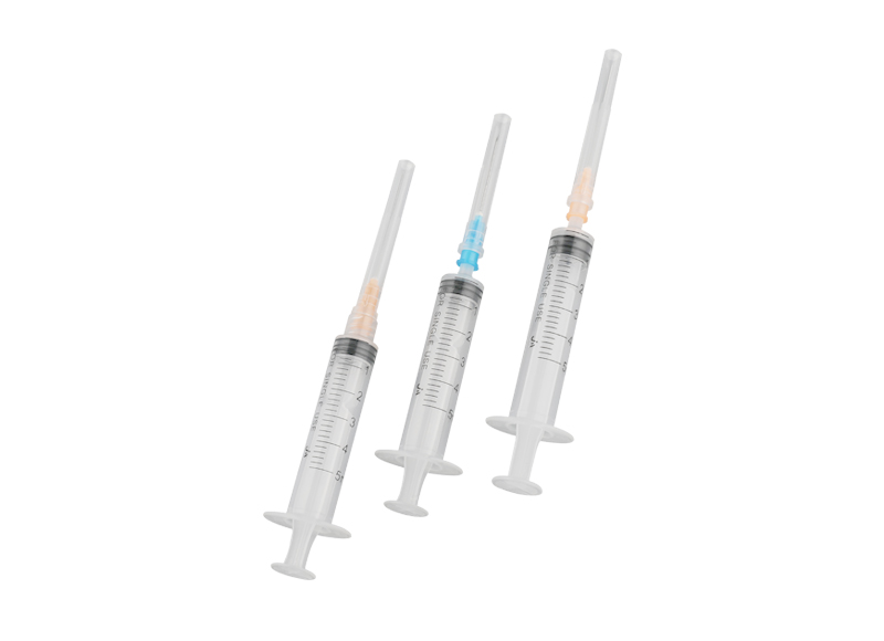 Sterial and medical material 5ml disposable syringe luer slip
